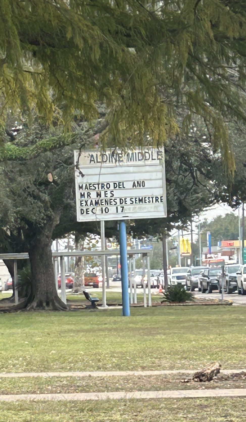 on recent school accomplishments